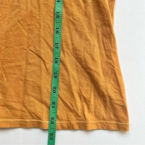 James Perse Vintage Sleeveless Pocket Tank Mustard Yellow Size X-Small NWOT - Picture 5 of 7